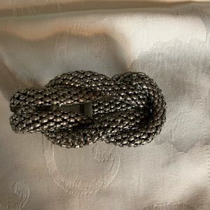 Simply Vera Wang silver buckle bracelet